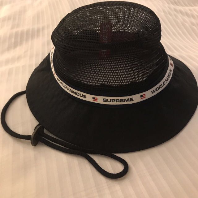 Supreme world famous bucket hat best sale