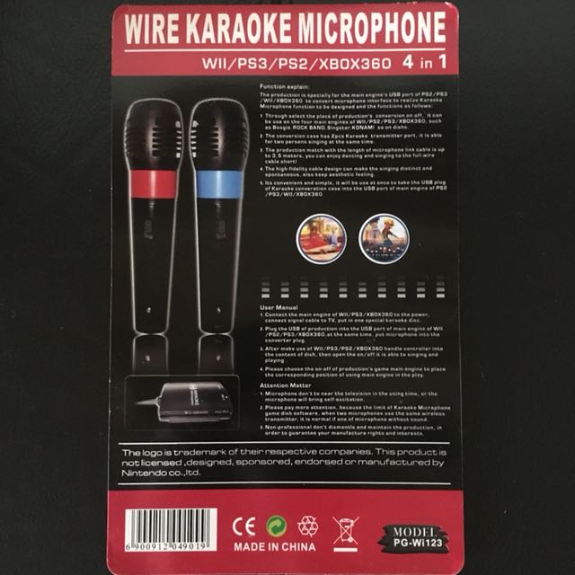 Wire Karaoke Microphones, TV & Home Appliances, TV & Entertainment
