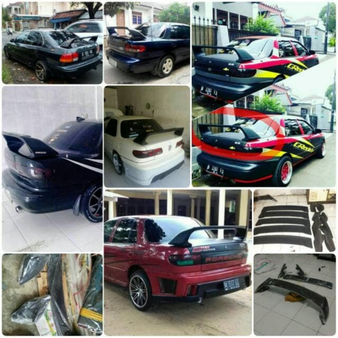 Aksesoris Eksterior Mobil Sedan All Type Universal Spoiler Sayap