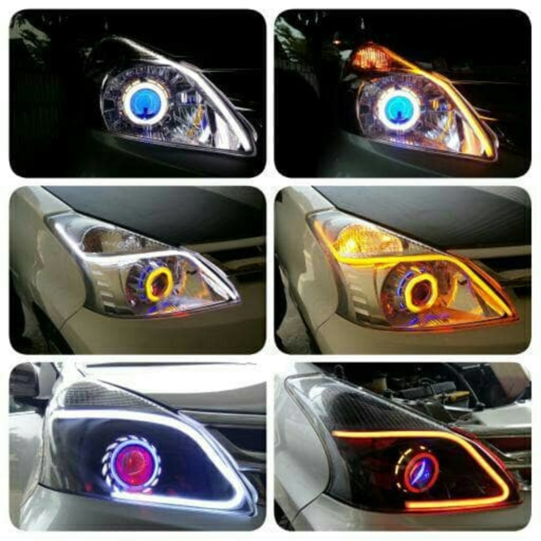 Aksesoris Eksterior Mobil Variasi Modif Lampu Depan Mobil HID