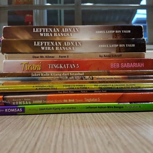 Assorted Form 4 And Form 5 Literature And Komsas Books Books Stationery Books On Carousell