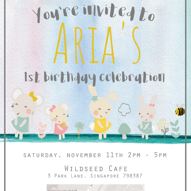 Baby full month kid birthday invitation cards customises design and