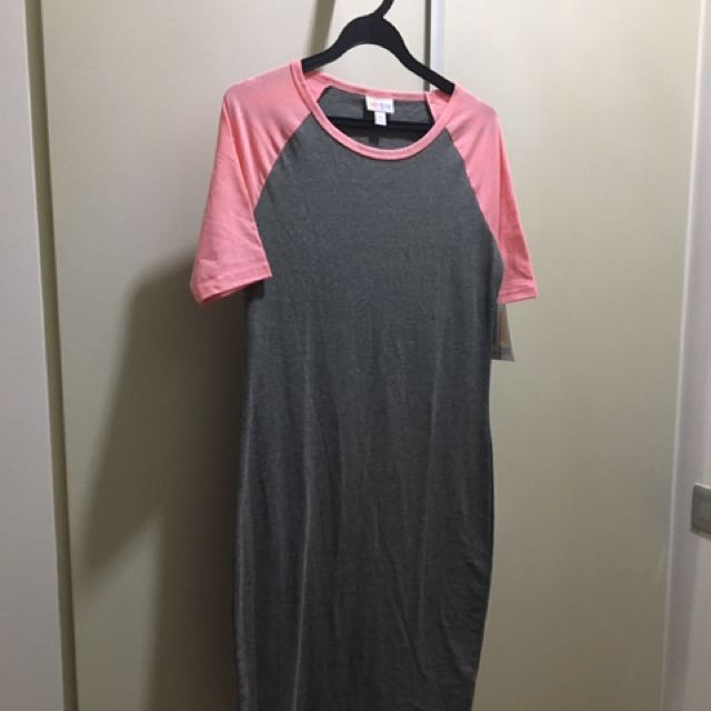 BNWT Lularoe LLR XS Julia with peach pink sleeves Women s Fashion Tops Sleeveless on Carousell