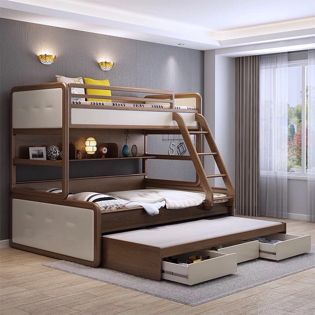 Three layer cheap bunk bed