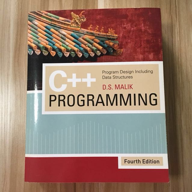 C++ programming program design including date structures by D.S Malik (Category: Children's Books) located in Singapore. Submitted by frieswithcurrysauce (Listing ID 137044072, Image 1). Description: C++ programming : program design including date structures by D.S Malik fourth edition Condition 9/10 Meetups in the east. If you want somewhere else you can ask me first. I can try to mail but this is heavy. DIGIPEN SIT NUS NTU NYP SP TP RP.