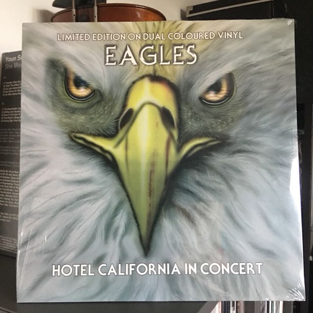 Sold. Eagles - Hotel California in concert. Vinyl Lp. New, Hobbies