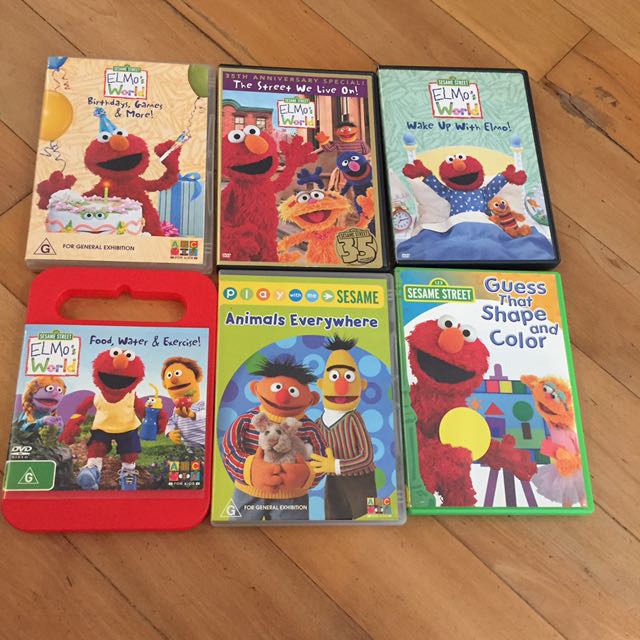 Elmo DVD, Hobbies & Toys, Books & Magazines, Children's Books on Carousell