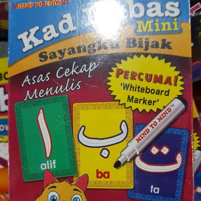 Flash Cards Alif Ba Ta Abc Babies Kids Toys Walkers On Carousell
