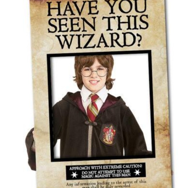Harry potter photo booth prop Have you seen this wizard Sirius black ...