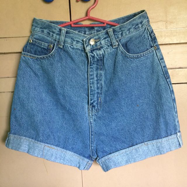 High waist short maong