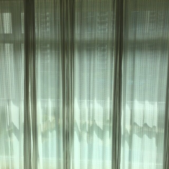 Ikea Matilda Sheer White Curtain 1pc Furniture Home Decor On