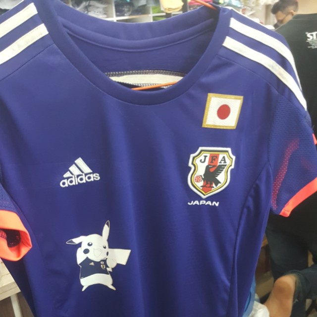 japan soccer jersey pikachu