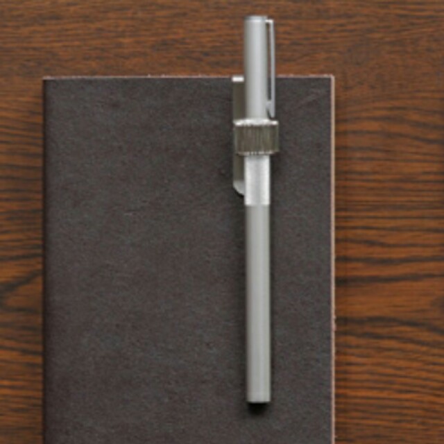 Muji stainless steel pen / pencil holder clip, Hobbies & Toys, Stationery & Craft, Craft