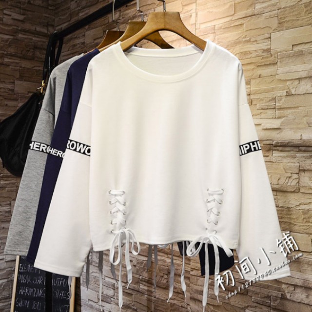 Shoelace sweater deals