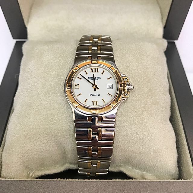 Raymond Weil Parsifal Gold Steel Lady Watch W0541 Luxury