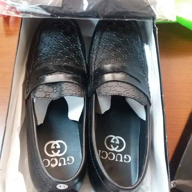 Sepatu Gucci Kw Size 43 Fesyen Pria Sepatu Di Carousell