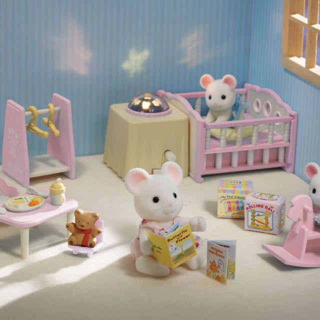 sylvanian families nursery set