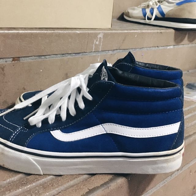 vans sk8 hi navy blue