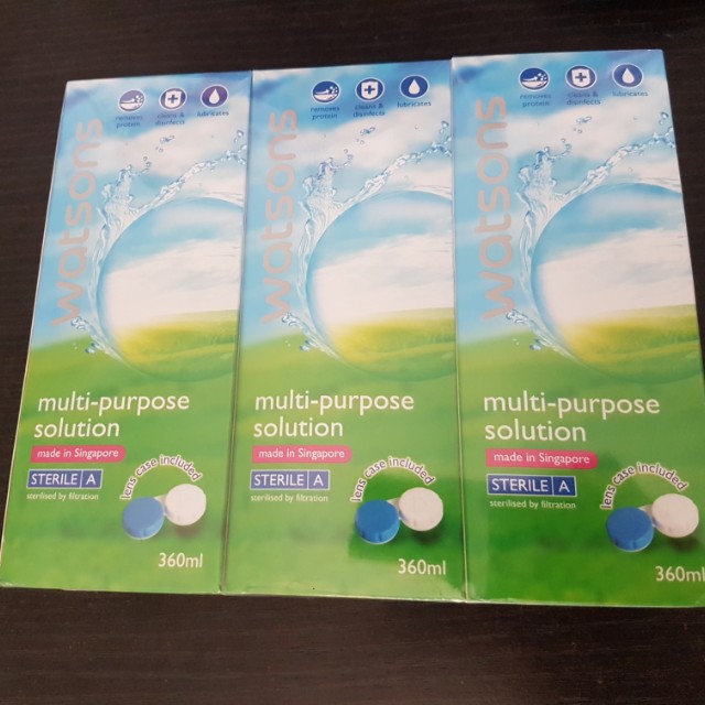 Watsons Contact Lens Solution On Carousell