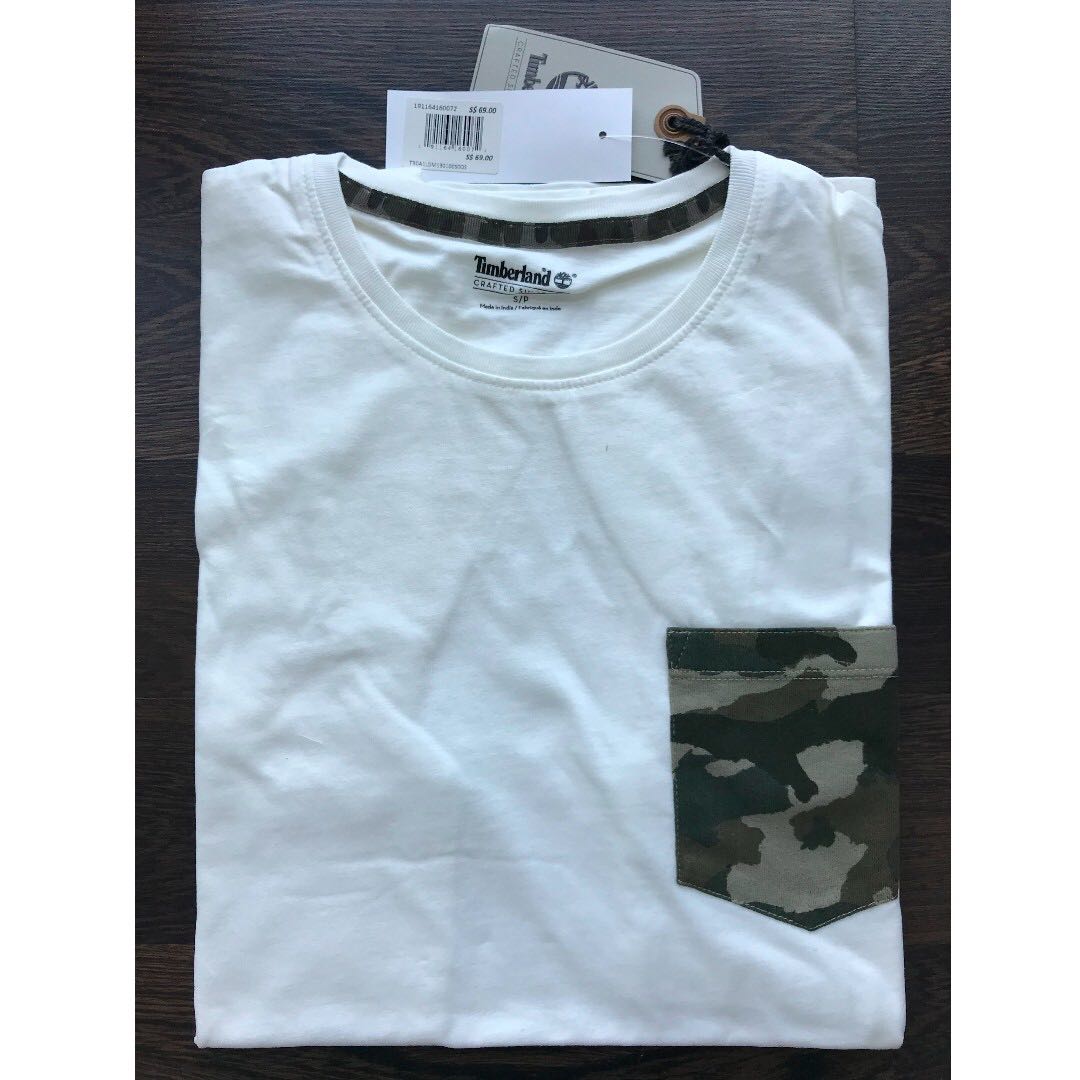 timberland t shirt white