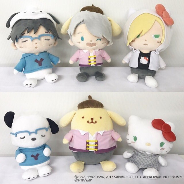 yuri on ice sanrio plush