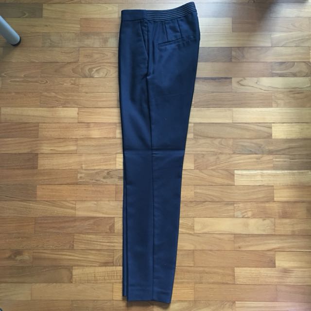 blue pants zara