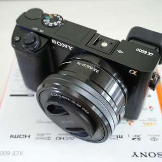 MINT CONDITION - SONY A6000 Fullset masih garansi