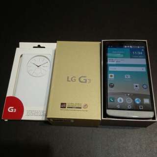 99% gray colour LG g3 d855hk 32gb rom, 3g Ram, full  set with Box.  Free  case.