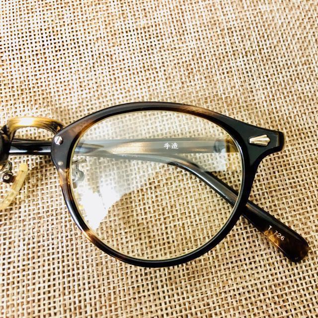 掌tana gokoro T726 CHS 金子眼鏡日本手造眼鏡中金Celluloid vintage