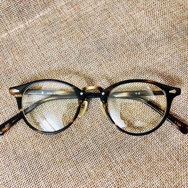 掌tana gokoro T726 CHS 金子眼鏡日本手造眼鏡中金Celluloid vintage 