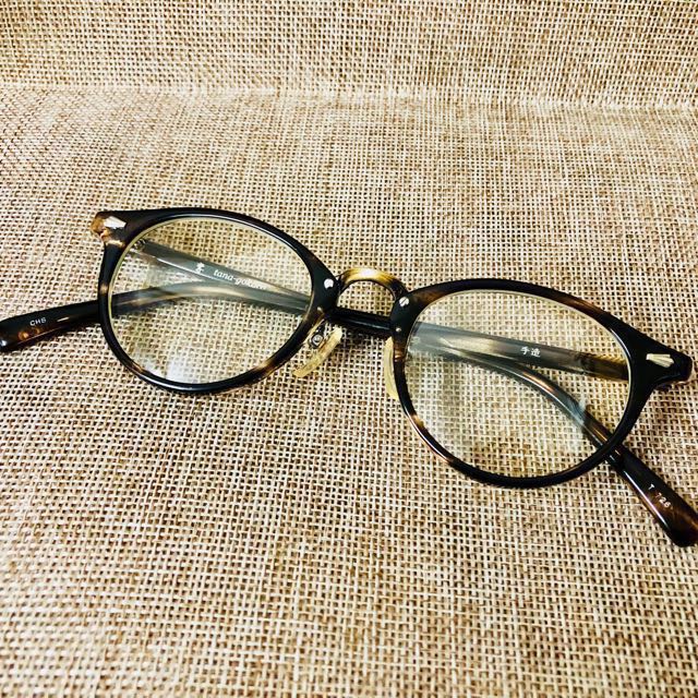 掌tana gokoro T726 CHS 金子眼鏡日本手造眼鏡中金Celluloid vintage 