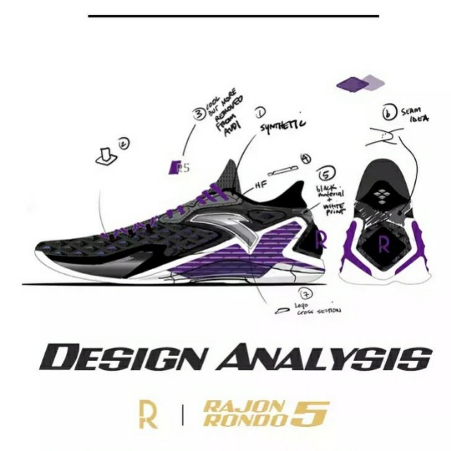 Anta 2017 Rajon Rondo RR5-Away NBA Basketball Shoes