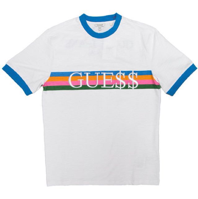 asap rocky guess ringer tee