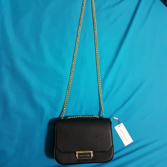 Charles and keith chain sling bag sales