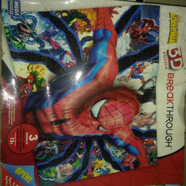 Mega Puzzles Breakthrough Level Three Spiderman Puzzle - Breakthrough Level  Three Spiderman Puzzle . Buy Spiderman toys in India. shop for Mega Puzzles  products in India.