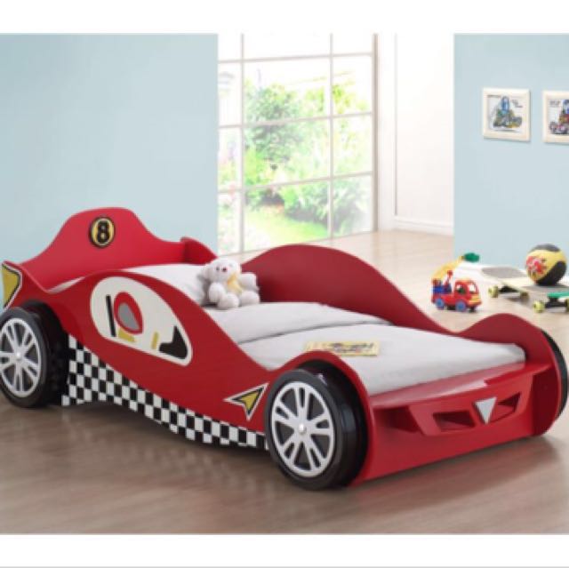 Children's car bed frame(almost new), Furniture & Home Living