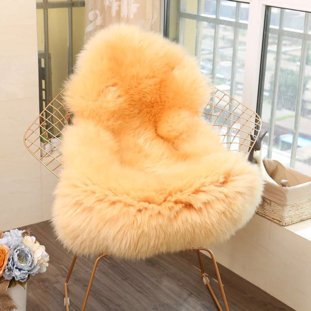 Faux Fur Chair Cushion Dressing