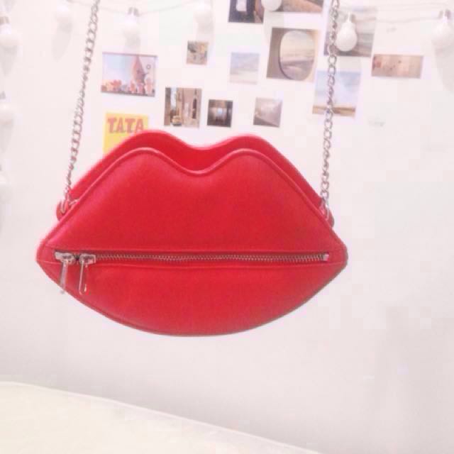 lips bag h&m