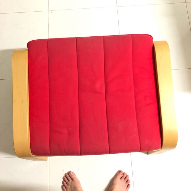 Ikea Signature Air Chair With Foot Stool Red Furniture Tables Ikea Signature Air Chair With Foot Stool Red Furniture Tables Chairs On Carou