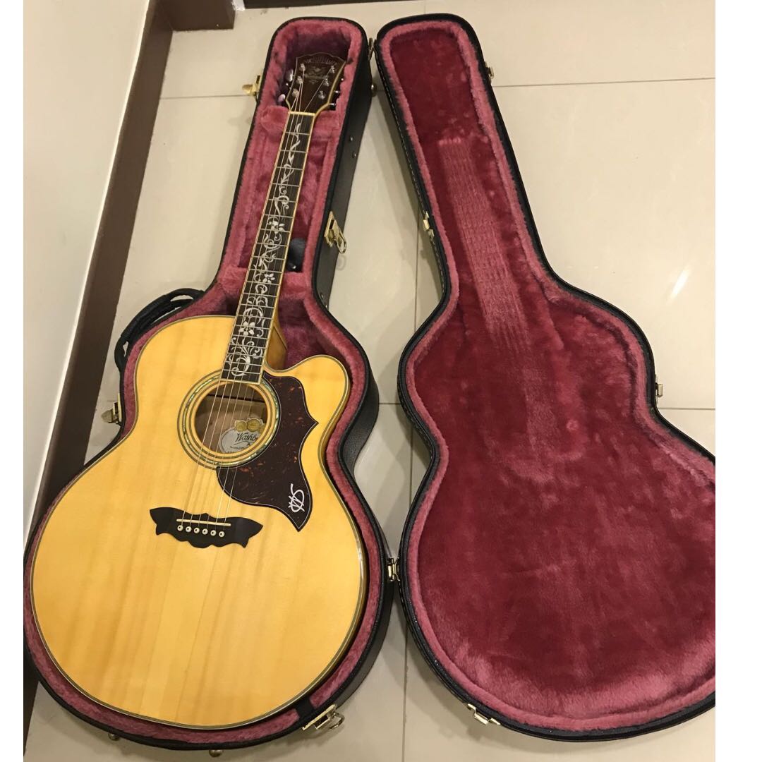 LIMITED EDITION Washburn Jumbo Guitar J28SCE Deluxe MVP Hobbies