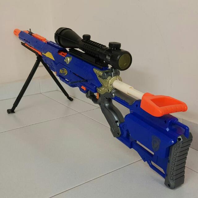Nerf longstrike sniper, Hobbies & Toys, Toys & Games on Carousell