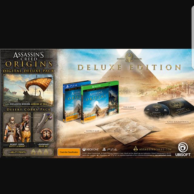 assassin's creed origins pre owned