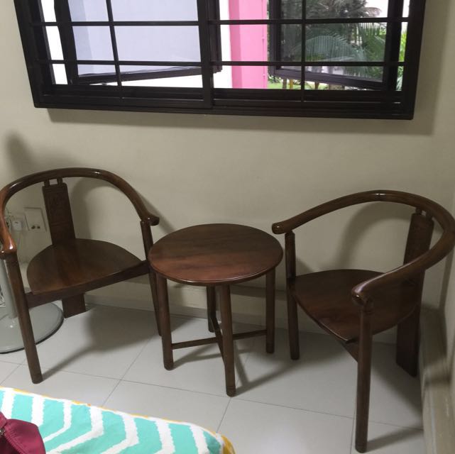 Set Teakwood Table And Chair For Veranda Or Outdoor Furniture Tables Chairs On Carousell