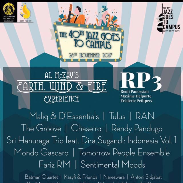 The 40th Jazz Goes To Campus Tickets Vouchers Events Tickets