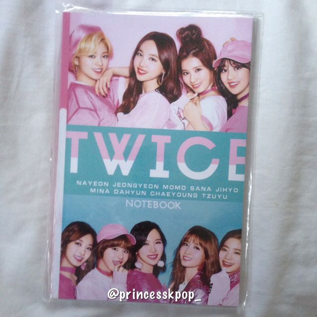 Twice Notebook, Hobbies & Toys, Collectibles & Memorabilia, K-Wave on ...