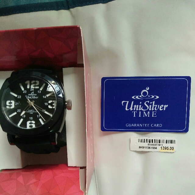 Unisilver TIME Analog Rubber Watch