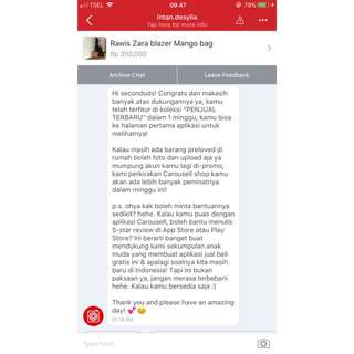 Top Seller by Carousell 😍😍😍