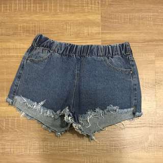 韓國流行高腰激瘦短褲