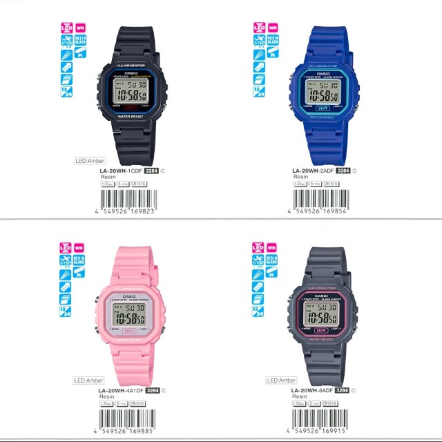 casio 3284 la 20wh