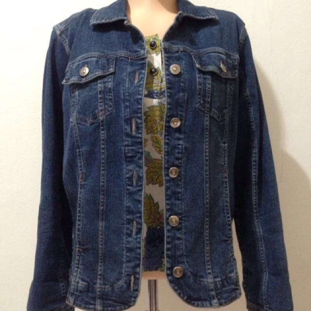 Christopher n Banks Jeans Jacket 